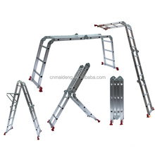 330 lb max load lightweight aluminium multi-function folding ladder 4*2 steps